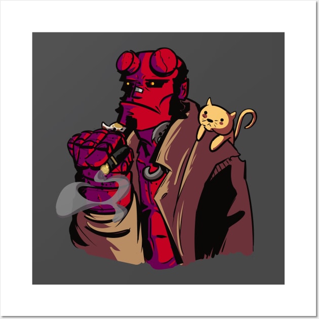 hellboy Wall Art by inkpocket